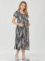 New Arrivals 4-IN-ONE MAXI Mom's Feeding & Casual Wear | Stylish Maxi Style | Invisible Feeding Zipper | Perfect Pre & Post Pregnancy Wear   (MAXI 4-IN-ONE)