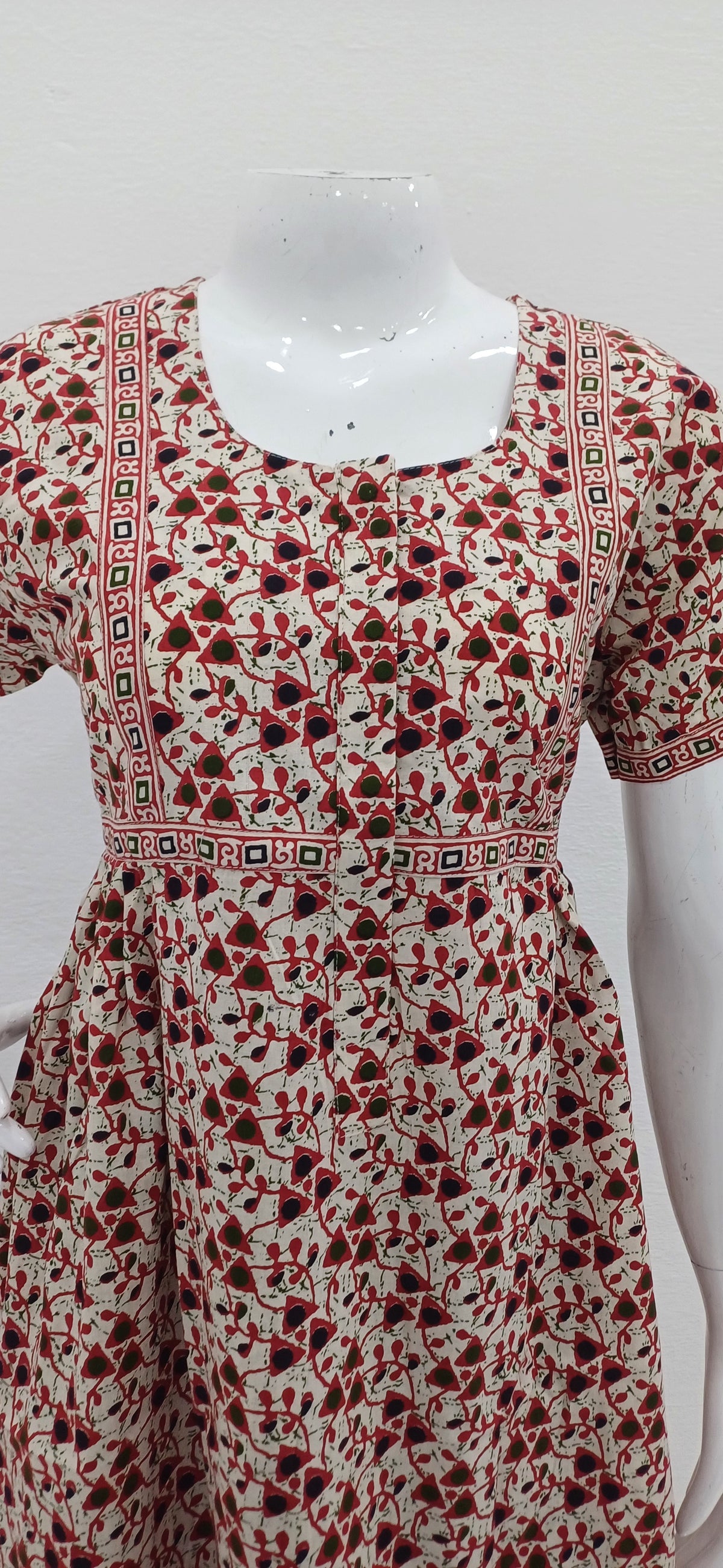Cotton FROCK Model Casual Wear Nighties | Stylish Pleated Frock Style | Multipurpose Nighties | Pregnancy Wear | Pleated Model | Stylish Nighties for Stylish Women (MW)