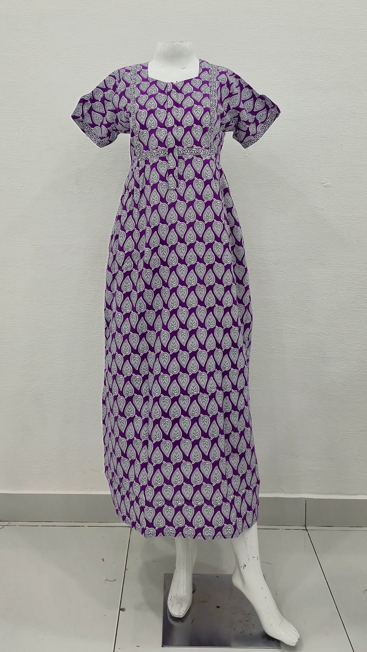 Cotton FROCK Model Casual Wear Nighties | Stylish Pleated Frock Style | Multipurpose Nighties | Pregnancy Wear | Pleated Model | Stylish Nighties for Stylish Women (PWC)