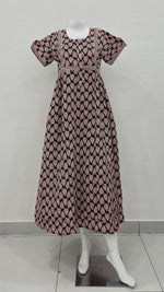 Cotton FROCK Model Casual Wear Nighties | Stylish Pleated Frock Style | Multipurpose Nighties | Pregnancy Wear | Pleated Model | Stylish Nighties for Stylish Women (PWC)