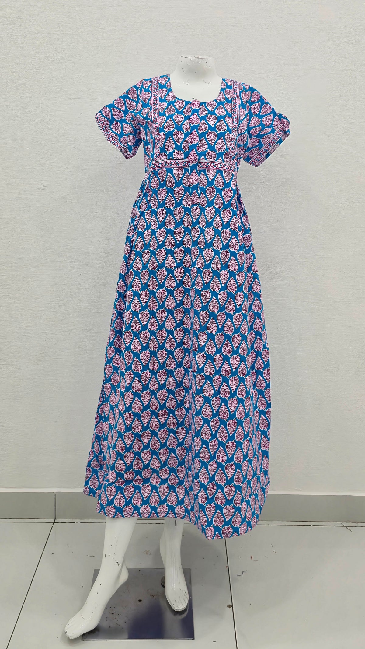 Cotton FROCK Model Casual Wear Nighties | Stylish Pleated Frock Style | Multipurpose Nighties | Pregnancy Wear | Pleated Model | Stylish Nighties for Stylish Women (PWC)