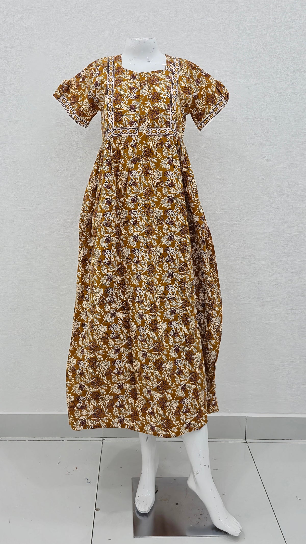 Cotton FROCK Model Casual Wear Nighties | Stylish Pleated Frock Style | Multipurpose Nighties | Pregnancy Wear | Pleated Model | Stylish Nighties for Stylish Women (PWC)