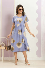 Rayon MAXI FROCK Model Nighties | Round Neck & Side Pocket | Pleated Frock MAXI Style | Trendy Collection's for Stylish Women & Teenage Girl (FRH)
