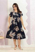 Rayon MAXI FROCK Model Nighties | Round Neck & Side Pocket | Pleated Frock MAXI Style | Trendy Collection's for Stylish Women & Teenage Girl (FRH)