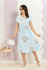 Rayon MAXI FROCK Model Nighties | Round Neck & Side Pocket | Pleated Frock MAXI Style | Trendy Collection's for Stylish Women & Teenage Girl (FRH)