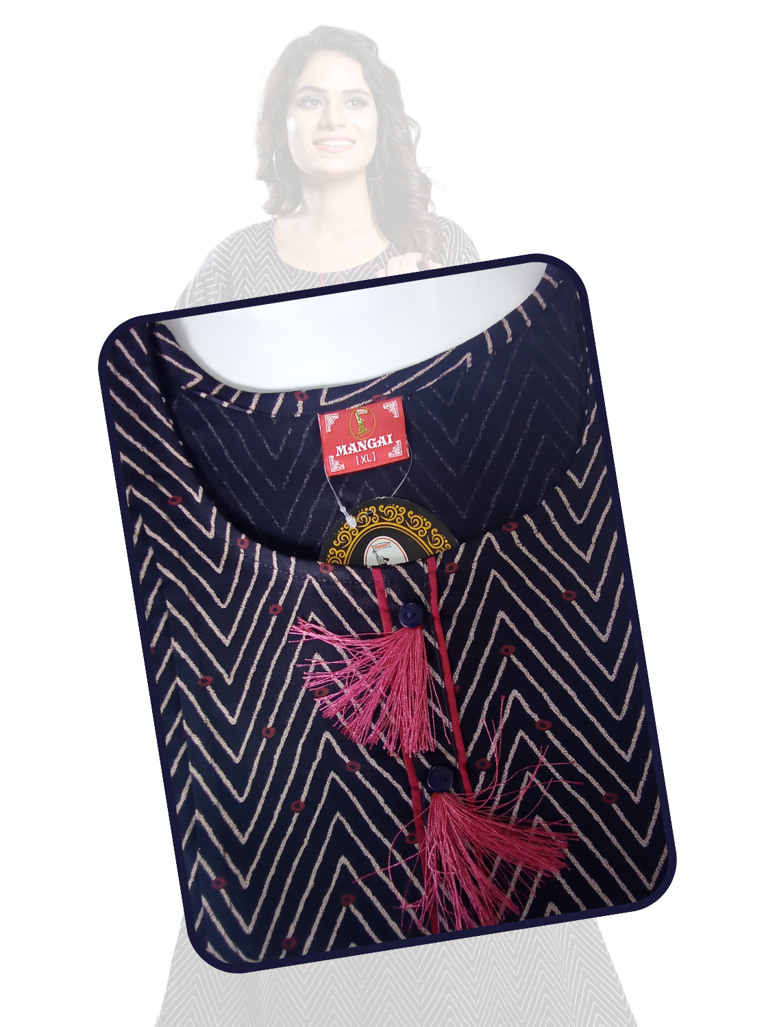 MANGAI Premium Alpine KURTI Style | Beautiful Stylish KURTI Model | Side Pocket | 3/4 Sleeve | Perfect Nightwear Collection's for Trendy Women's