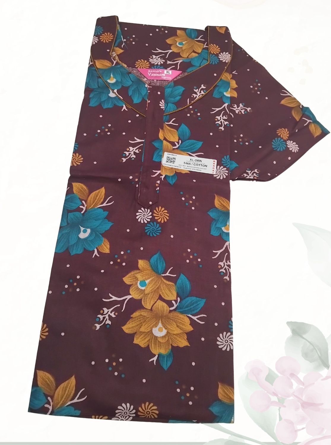 MANGAI Daily Wear Casual Comfort Fit Cotton Printed Nighties | Summer Arrival's for Trendy Women's (DRN)