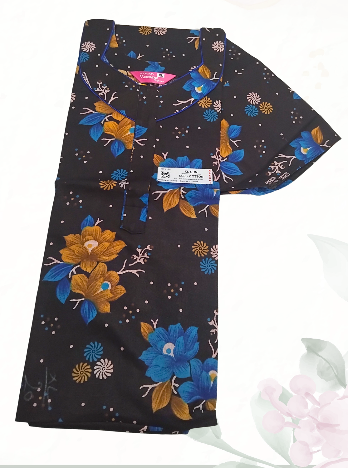 MANGAI Daily Wear Casual Comfort Fit Cotton Printed Nighties | Summer Arrival's for Trendy Women's (DRN)