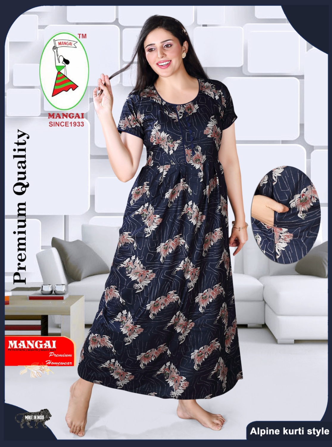 Alpine KURTI Style Nighties