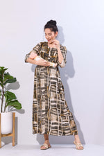 Soft Rayon4-IN-ONE Mom's Feeding & Casual Wear| Pre & Post Maternity Wear | Fancy Long Frock | Best Choice for Pregnancy Women (FIO-F)