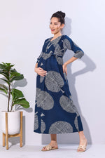 Soft Rayon4-IN-ONE Mom's Feeding & Casual Wear| Pre & Post Maternity Wear | Fancy Long Frock | Best Choice for Pregnancy Women (FIO-F)
