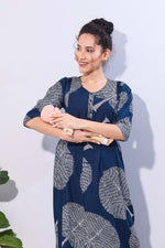 Soft Rayon4-IN-ONE Mom's Feeding & Casual Wear| Pre & Post Maternity Wear | Fancy Long Frock | Best Choice for Pregnancy Women (FIO-F)