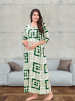 Soft Rayon4-IN-ONE Mom's Feeding & Casual Wear| Pre & Post Maternity Wear | Fancy Long Frock | Best Choice for Pregnancy Women (FIO-F)