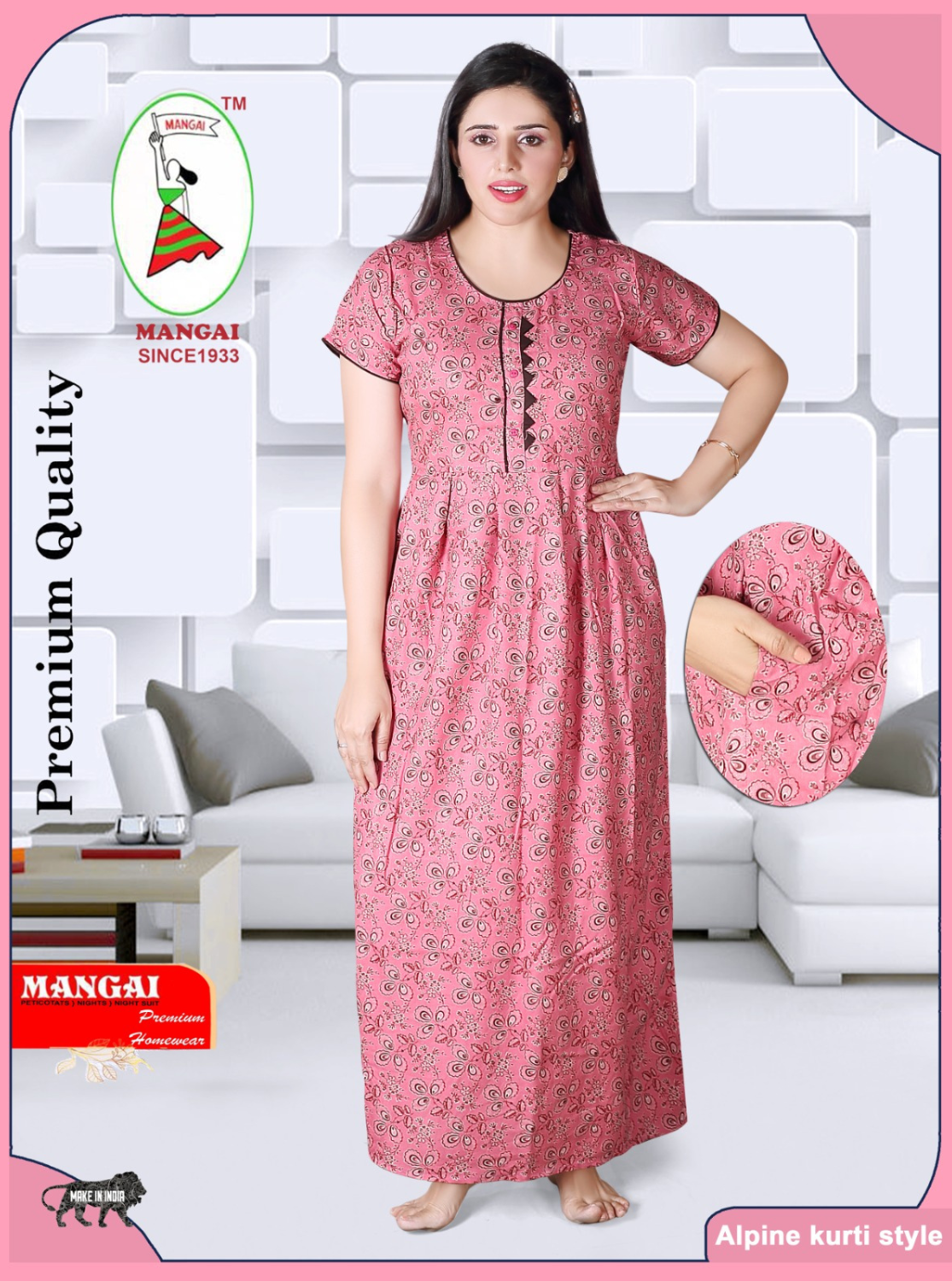 Alpine KURTI Style Nighties