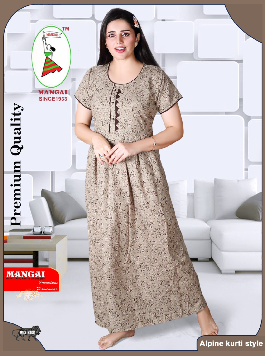 Alpine KURTI Style Nighties