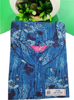 MANGAI Daily Wear Casual Comfort Fit Cotton Printed Nighties | Front Open Zipper Model | Fancy Round Neck with Side Pocket Cotton Nighties (DRN)