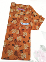 MANGAI Daily Wear Casual Comfort Fit Cotton Printed Nighties | Front Open Zipper Model | Fancy Round Neck with Side Pocket Cotton Nighties (DRN)