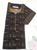 MANGAI Daily Wear Casual Comfort Fit Cotton Printed Nighties | Front Open Zipper Model | Fancy Round Neck with Side Pocket Cotton Nighties (DRN)