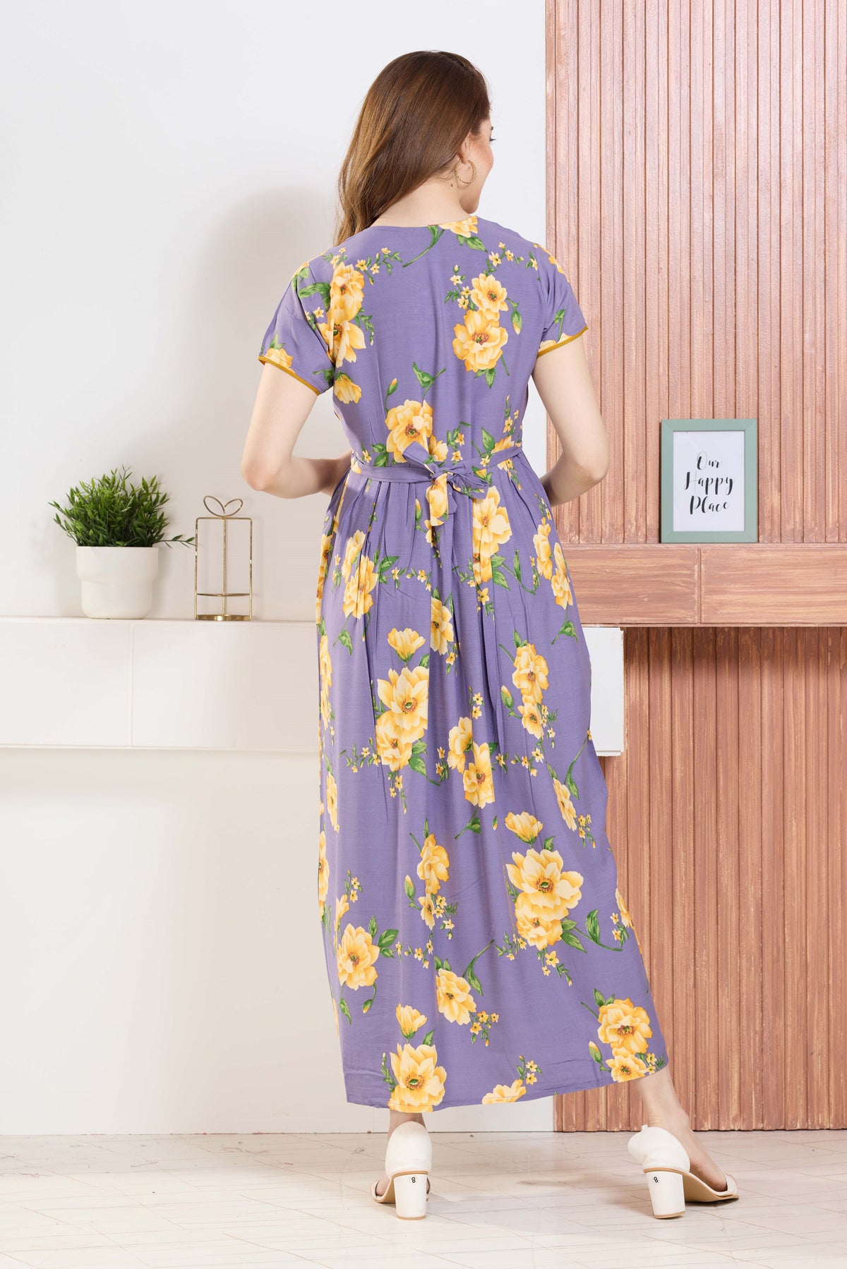 ✨ MANGAI Premium Rayon Maternity Frock for Pregnancy Women ✨ Invisible Feeding Zipper | Stylish Fancy Neck | Side Pocket | Comfortable Pregnancy & Casual Wear (RMF)