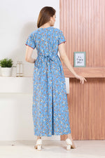 ✨ MANGAI Premium Rayon Maternity Frock for Pregnancy Women ✨ Invisible Feeding Zipper | Stylish Fancy Neck | Side Pocket | Comfortable Pregnancy & Casual Wear (RMF)