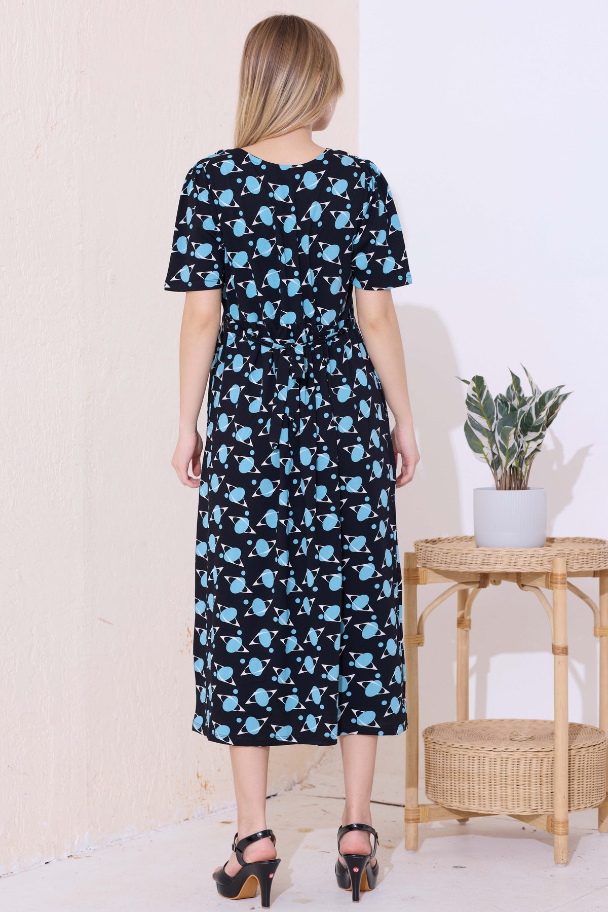 MANGAI HOSIERY Cotton Zipless Feeding Wear | Fancy Sleeve with Round Neck | Flap Open Zipless Feeding wear for Pregnancy Women (MMG)