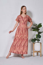 Alpine KURTHI Style Nighties| FancySleeve | Zipless Model | Stylish V-Cut neck | Updated Collection's for Stylish Women AK (H/S)