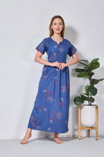 Alpine KURTHI Style Nighties| FancySleeve | Zipless Model | Stylish V-Cut neck | Updated Collection's for Stylish Women AK (H/S)