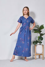 Alpine KURTHI Style Nighties| FancySleeve | Zipless Model | Stylish V-Cut neck | Updated Collection's for Stylish Women AK (H/S)