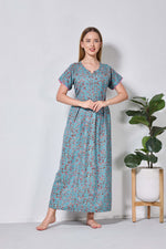 Alpine KURTHI Style Nighties| FancySleeve | Zipless Model | Stylish V-Cut neck | Updated Collection's for Stylish Women AK (H/S)