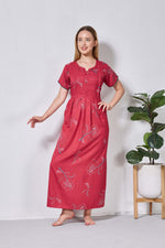 Alpine KURTHI Style Nighties| FancySleeve | Zipless Model | Stylish V-Cut neck | Updated Collection's for Stylish Women AK (H/S)