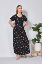 Alpine KURTHI Style Nighties| Fancy Half Sleeve | Zipless Model | Stylish Round Neck | Updated Collection's for Stylish Women AK (H/S)