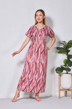 Alpine KURTHI Style Nighties| FancySleeve | Zipless Model | Stylish V-Cut neck | Updated Collection's for Stylish Women AK (H/S)