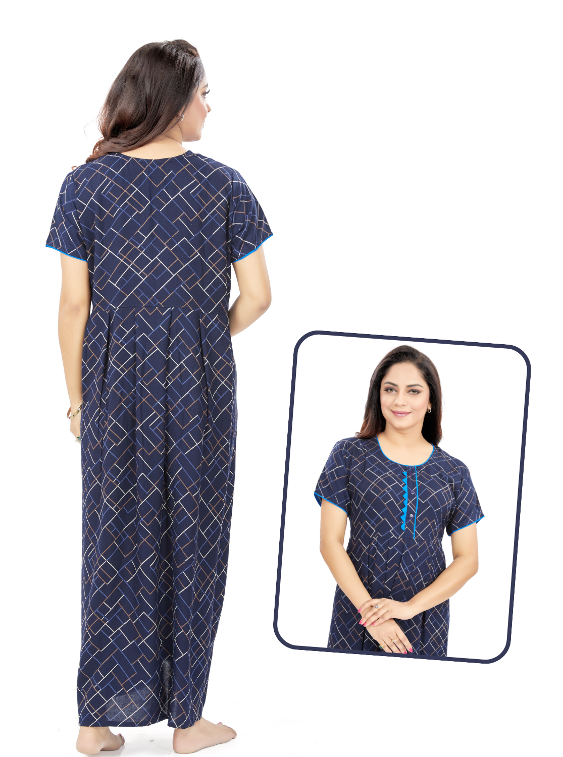 MANGAI Premium Alpine KURTI Style | Beautiful Stylish KURTI Model | Side Pocket | Perfect Nightwear Collection's for Trendy Women's