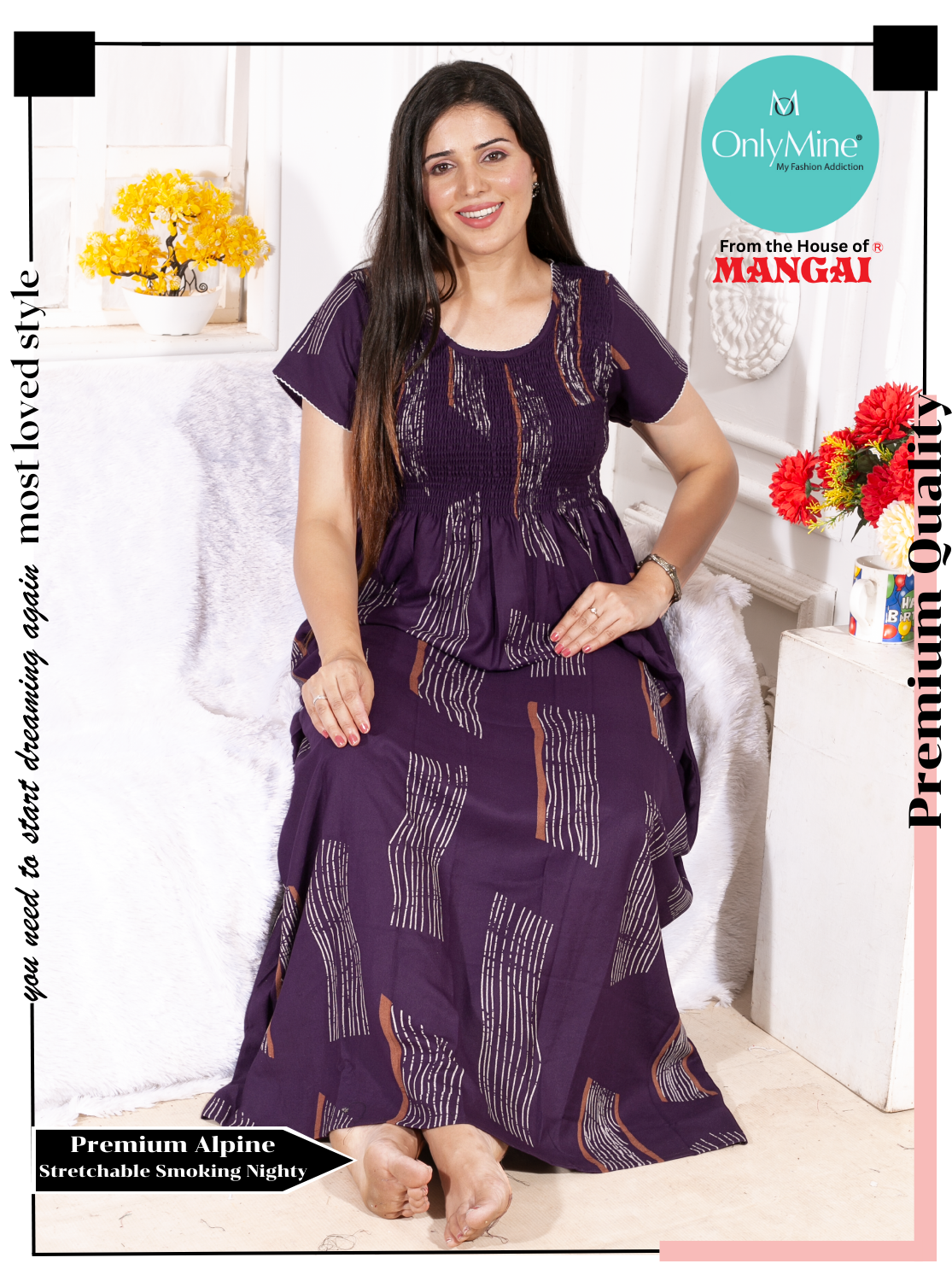 Stylish Nighty for Trendy Women's