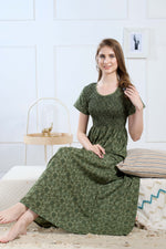 Printed Smocking Nighties Online