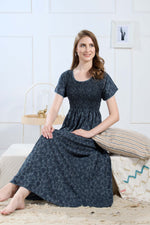 Printed Smocking Nighties Online