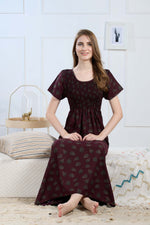 Printed Smocking Nighties Online