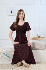 Printed Smocking Nighties Online