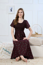 Printed Smocking Nighties Online