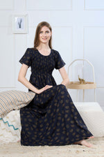 Printed Smocking Nighties Online