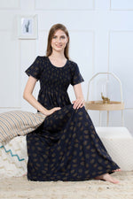Printed Smocking Nighties Online