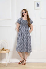 New Stylish Alpine Smocking Maxi Frock Model Nightgown for trendy Women's & Teenage Girl's (ASM)