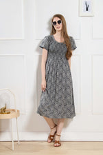 New Stylish Alpine Smocking Maxi Frock Model Nightgown for trendy Women's & Teenage Girl's (ASM)