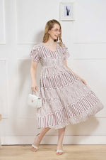 Rayon MAXI FROCK Model Nighties | Fancy Petal Sleeve | Fancy Neck & Side Pocket | Pleated Frock MAXI Style | Trendy Collection's for Stylish Women & Teenage Girl (FSF)