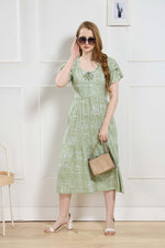Rayon MAXI FROCK Model Nighties | Fancy Petal Sleeve | Fancy Neck & Side Pocket | Pleated Frock MAXI Style | Trendy Collection's for Stylish Women & Teenage Girl (FSF)