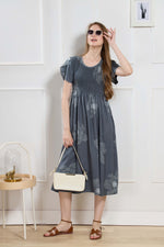 New Stylish Alpine Smocking Maxi Frock Model Nightgown for trendy Women's & Teenage Girl's (ASM)