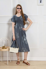New Stylish Alpine Smocking Maxi Frock Model Nightgown for trendy Women's & Teenage Girl's (ASM)