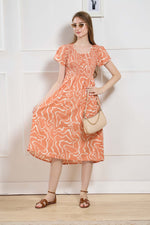 New Stylish Alpine Smocking Maxi Frock Model Nightgown for trendy Women's & Teenage Girl's (ASM)