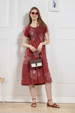 New Stylish Alpine Smocking Maxi Frock Model Nightgown for trendy Women's & Teenage Girl's (ASM)