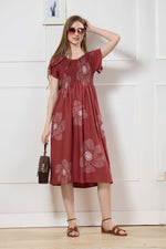 New Stylish Alpine Smocking Maxi Frock Model Nightgown for trendy Women's & Teenage Girl's (ASM)